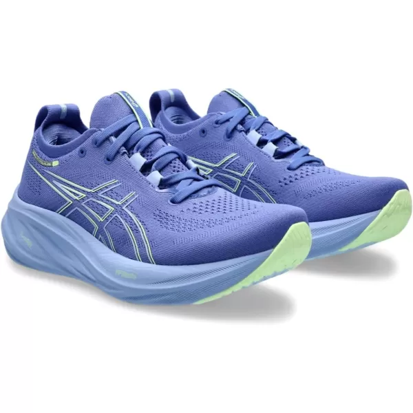 imageASICS Womens GelNimbus 26 Running ShoeSapphireLight Blue