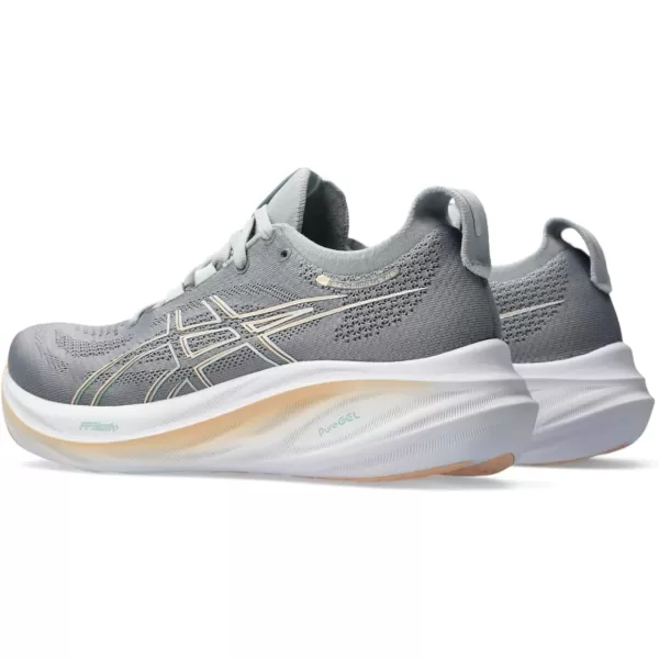 imageASICS Womens GelNimbus 26 Running ShoeSheet RockPale Mint