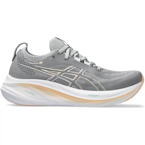 imageASICS Womens GelNimbus 26 Running ShoeSheet RockPale Mint