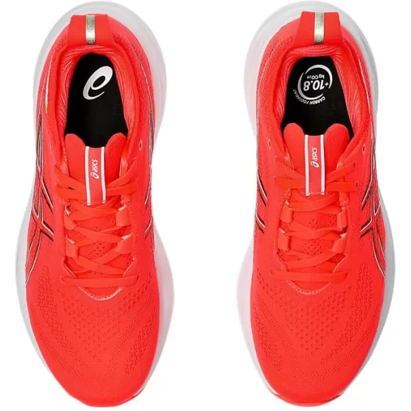 imageASICS Womens GelNimbus 26 Running ShoeSunrise RedPure Silver