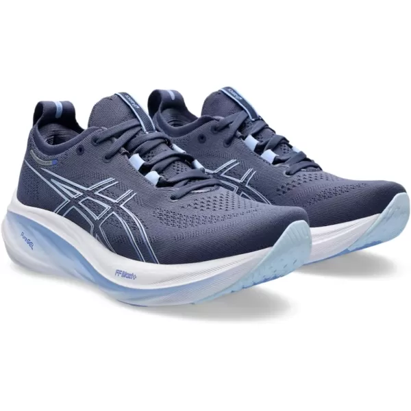 imageASICS Womens GelNimbus 26 Running ShoeThunder BlueSapphire