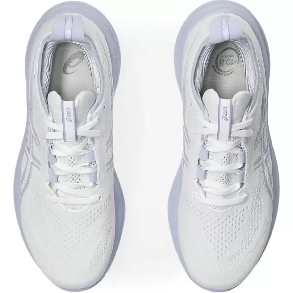 imageASICS Womens GelNimbus 26 Running ShoeWhiteFresh Air