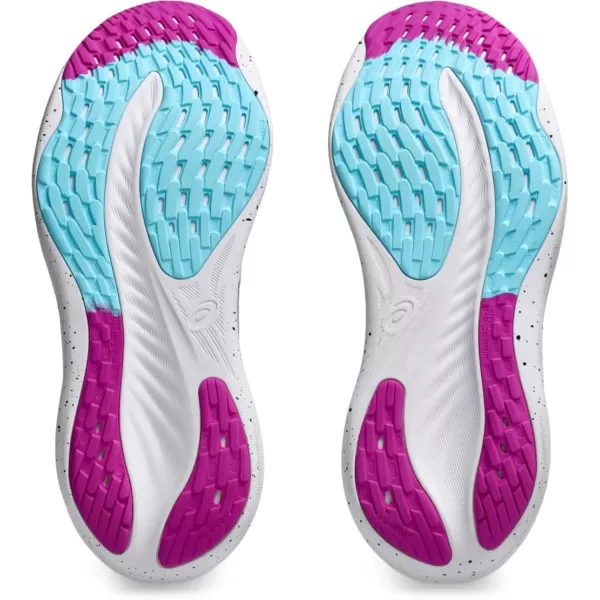 imageASICS Womens GelNimbus 26 Running ShoeWhiteSoothing Sea