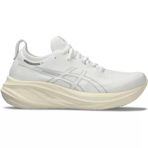 imageASICS Womens GelNimbus 26 Running ShoeWhiteWhite