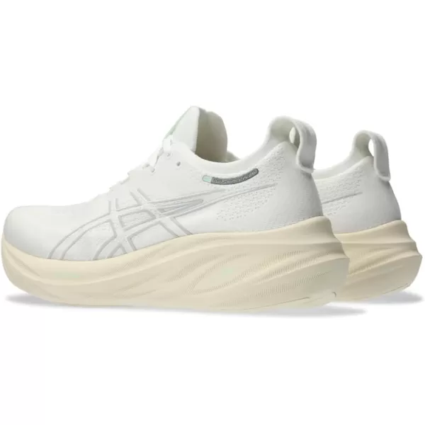 imageASICS Womens GelNimbus 26 Running ShoeWhiteWhite