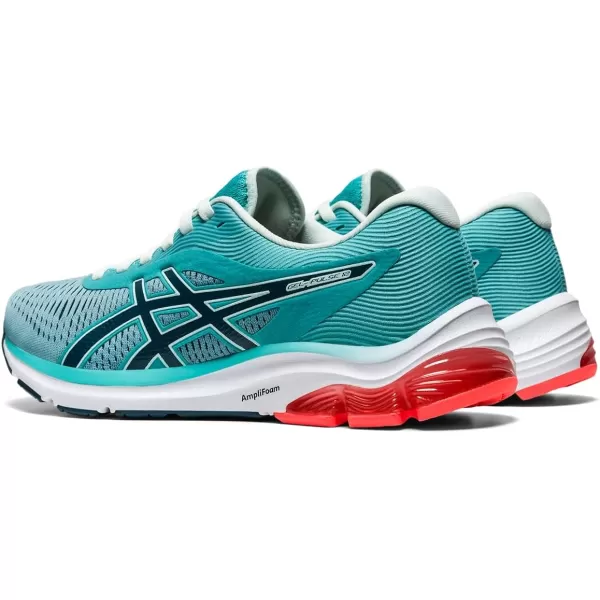 imageASICS Womens GelPulse 12 Running ShoesTechno CyanMagnetic Blue