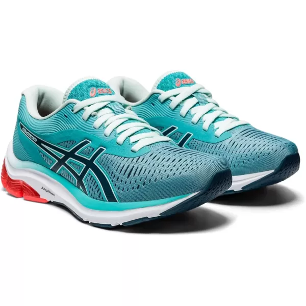 imageASICS Womens GelPulse 12 Running ShoesTechno CyanMagnetic Blue