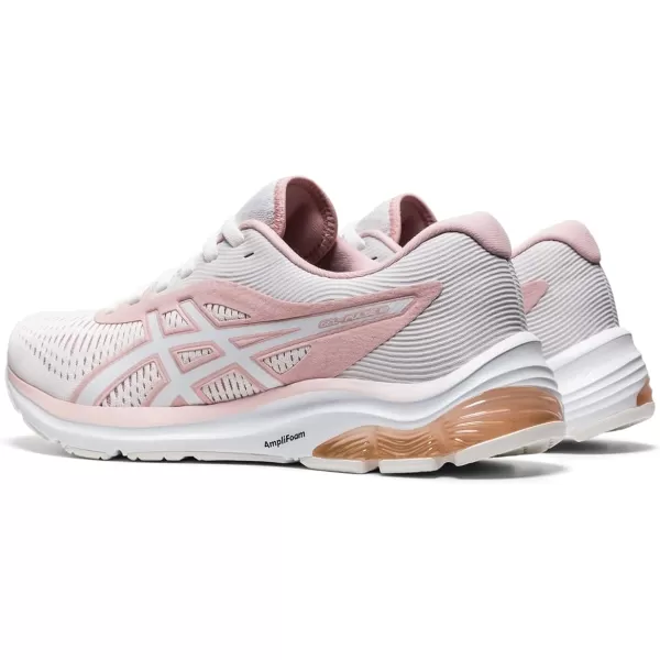 imageASICS Womens GelPulse 12 Running ShoesWhiteGinger Peach