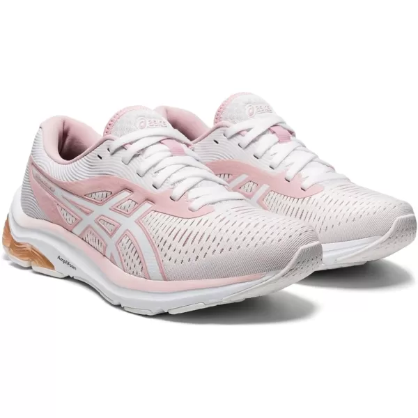 imageASICS Womens GelPulse 12 Running ShoesWhiteGinger Peach