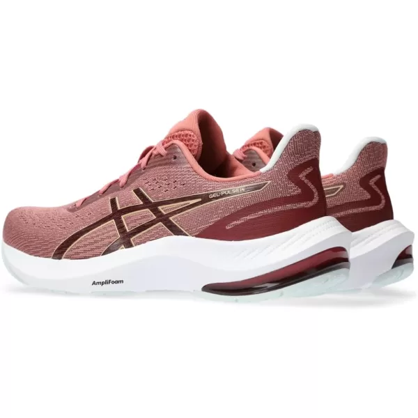 imageASICS Womens GelPulse 14 Running ShoesLight GarnetChampagne