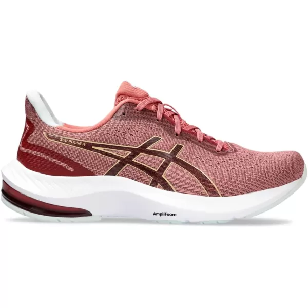 imageASICS Womens GelPulse 14 Running ShoesLight GarnetChampagne