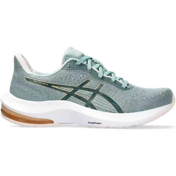 imageASICS Womens GelPulse 14 Running ShoesOcean HazeChampagne