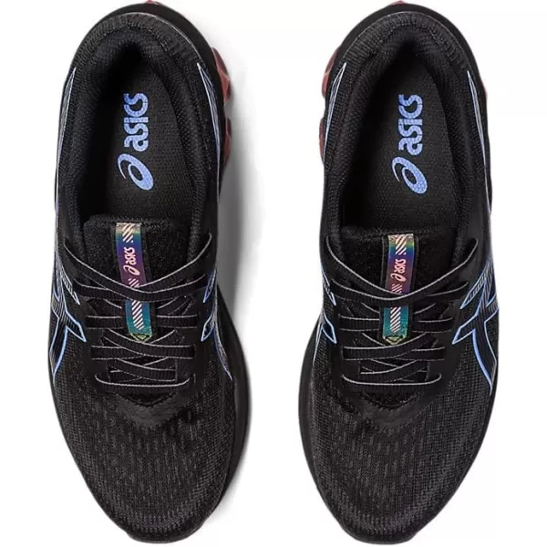 imageASICS Womens GelQuantum 180 VII Sportstyle ShoeBlackPeriwinkle Blue