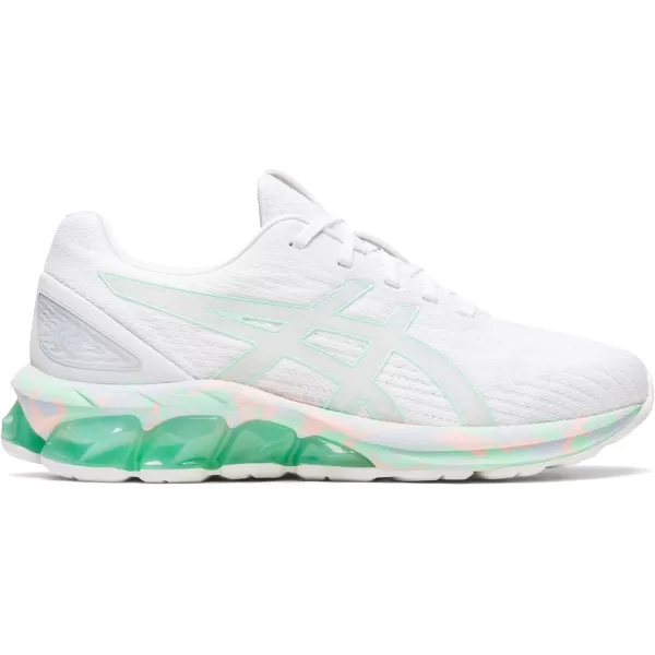 imageASICS Womens GelQuantum 180 VII Sportstyle ShoeWhiteIce Green