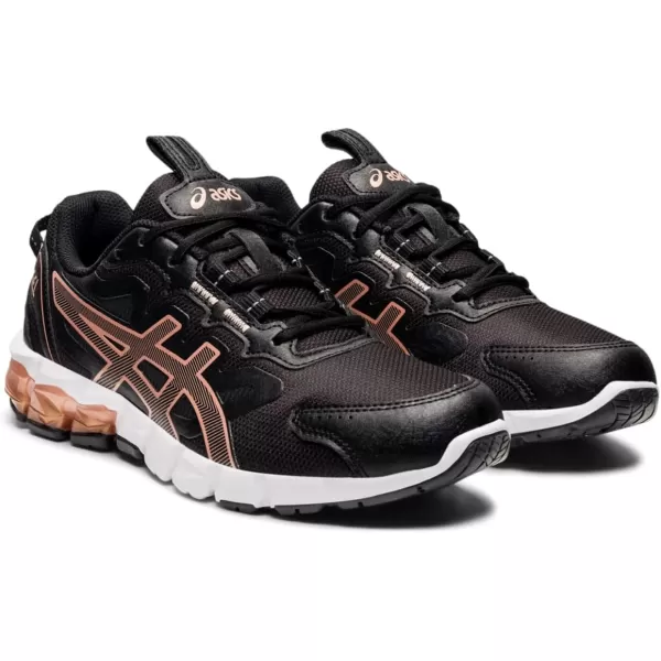imageASICS Womens GelQuantum 90 Running ShoesBlackRose Gold