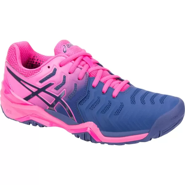 imageASICS Womens GelResolution 7 Athletic ShoeBlue PrintBlue Print
