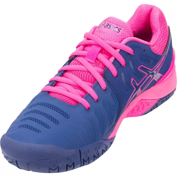 imageASICS Womens GelResolution 7 Athletic ShoeBlue PrintBlue Print