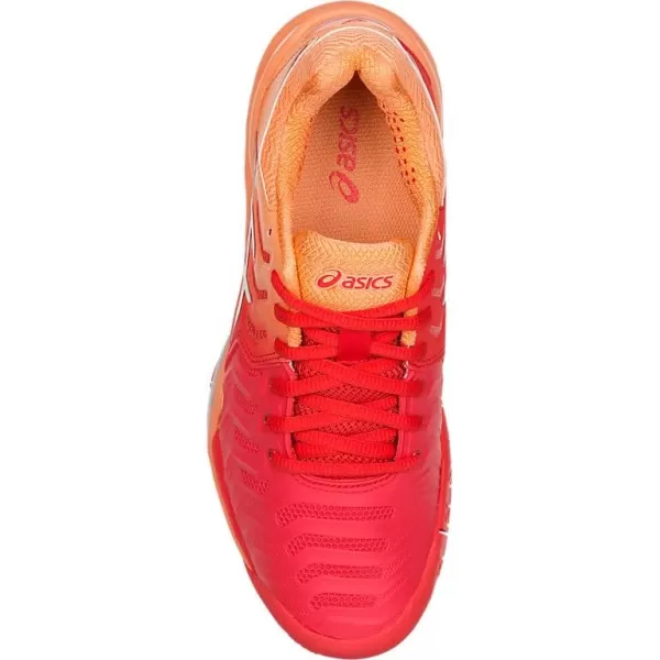 imageASICS Womens GelResolution 7 Athletic ShoeRed AlertSilver