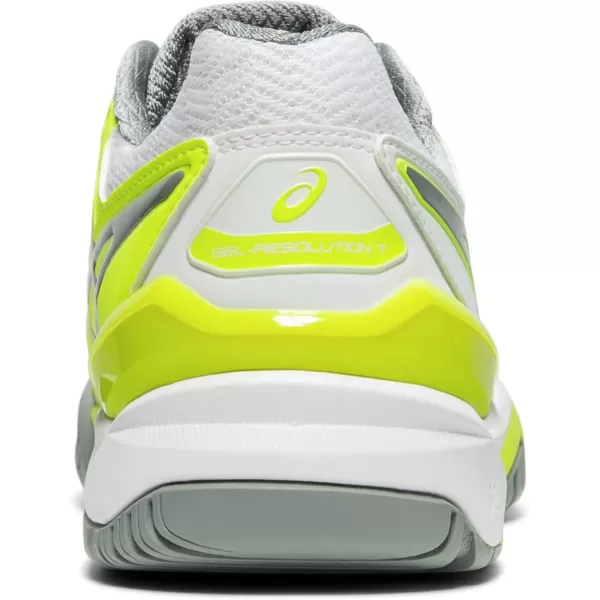imageASICS Womens GelResolution 7 Athletic ShoeSafety YellowStone Grey