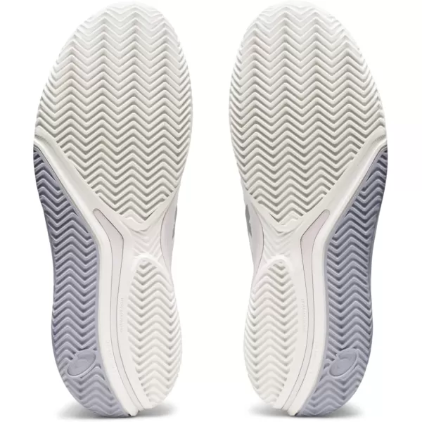 imageASICS Womens GelResolution 9 Clay Tennis ShoesWhitePure Silver