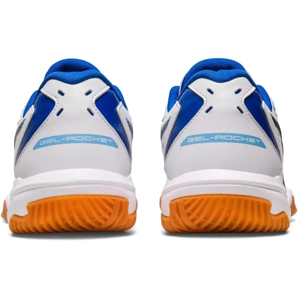 imageASICS Womens GelRocket 10 Volleyball ShoesWhiteArctic Blue