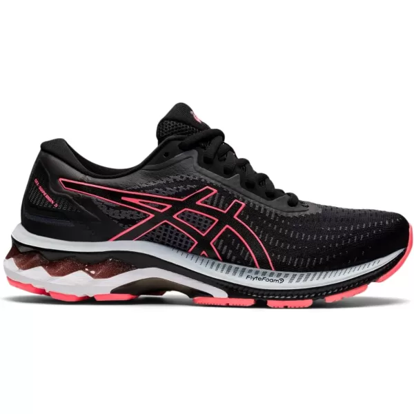 imageASICS Womens GelSUPERION 5 Running ShoesBlackBlazing Coral