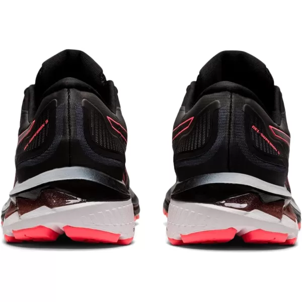 imageASICS Womens GelSUPERION 5 Running ShoesBlackBlazing Coral
