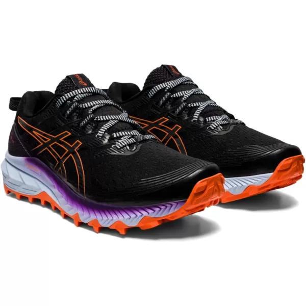 imageASICS Womens GelTrabuco 10 Running ShoesBlackNova Orange