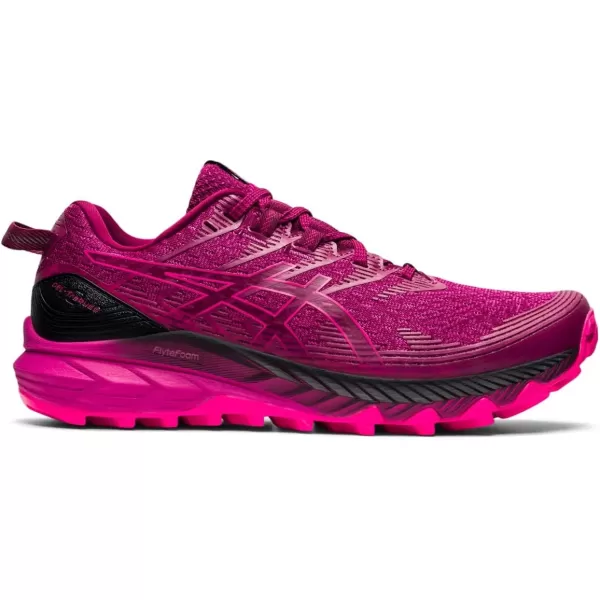 imageASICS Womens GelTrabuco 10 Running ShoesDried BerryFuchsia Red