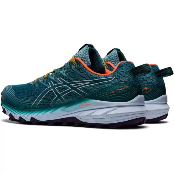 imageASICS Womens GelTrabuco 10 Running ShoesMisty PineSoft Sky