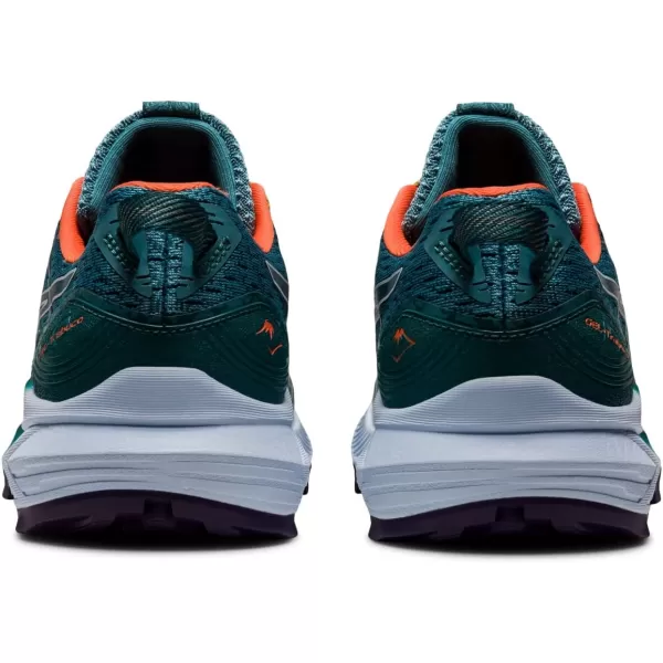 imageASICS Womens GelTrabuco 10 Running ShoesMisty PineSoft Sky