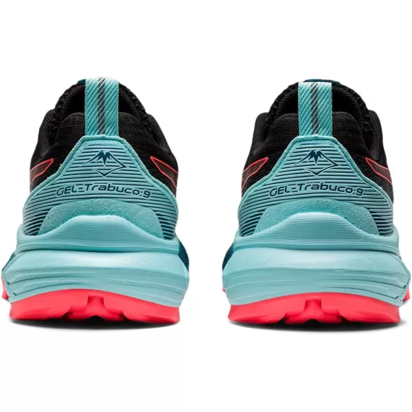 imageASICS Womens GelTrabuco 9 Running Shoes 6 BlackBlazing Coral10 BlackBlazing Coral