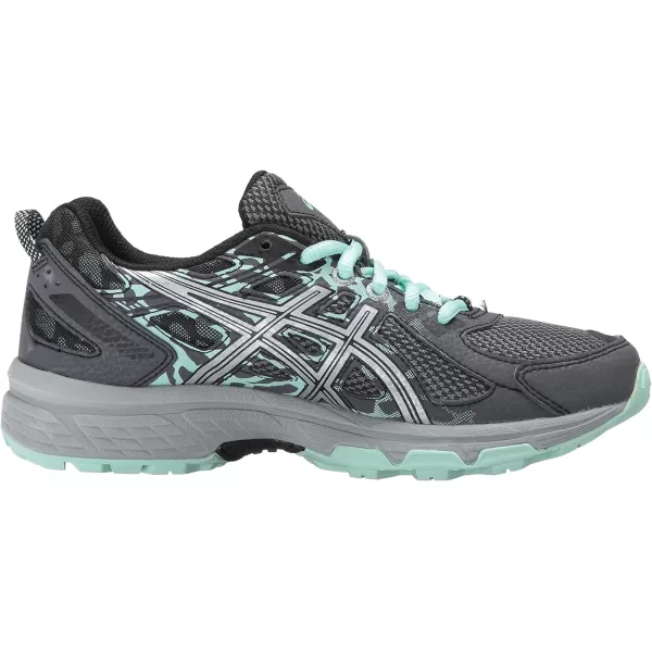 imageASICS Womens GelVenture 6 RunningShoesSilver Grey Turquoise