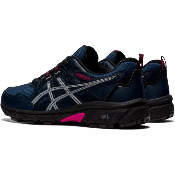 imageASICS Womens GelVenture 8 All Winter Long Running ShoesFrench BluePink Rave