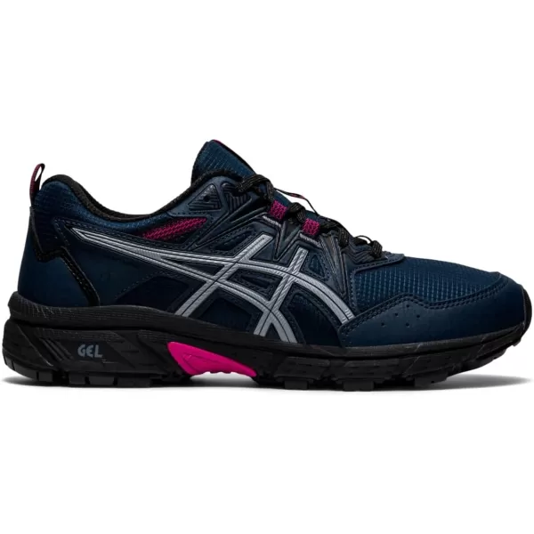 imageASICS Womens GelVenture 8 All Winter Long Running ShoesFrench BluePink Rave