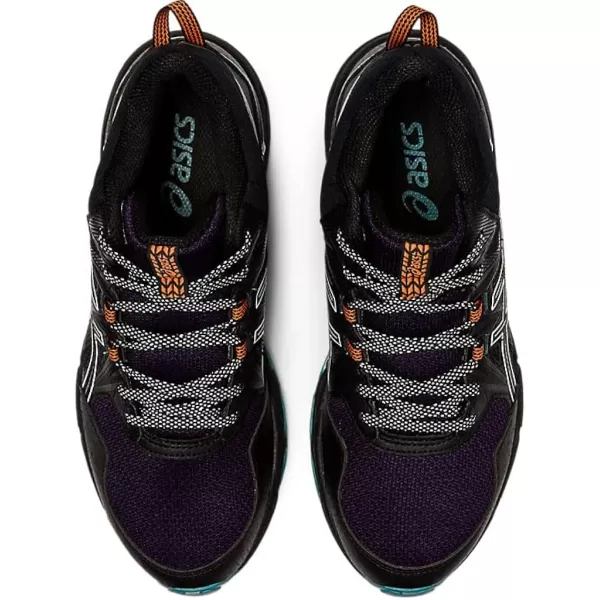imageASICS Womens GelVenture 8 Mid Top Running ShoesBlackSoft Sky