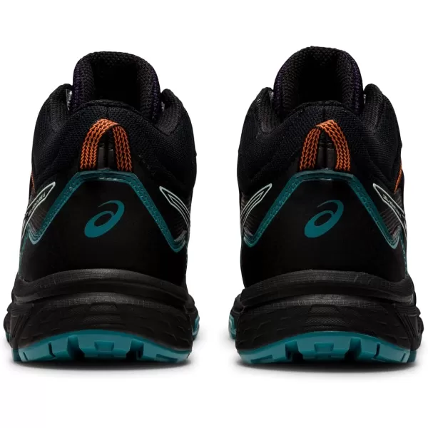 imageASICS Womens GelVenture 8 Mid Top Running ShoesBlackSoft Sky