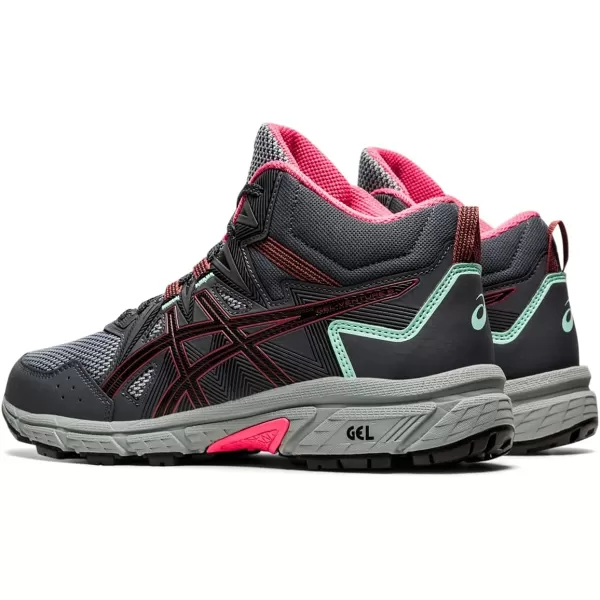 imageASICS Womens GelVenture 8 Mid Top Running ShoesCarrier GreyDried Rose