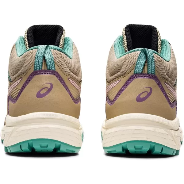 imageASICS Womens GelVenture 8 Mid Top Running ShoesWood CrepeRosequartz