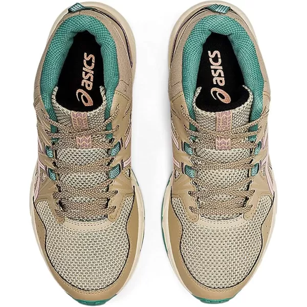 imageASICS Womens GelVenture 8 Mid Top Running ShoesWood CrepeRosequartz