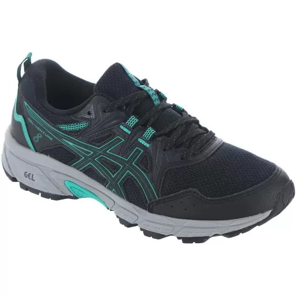 imageASICS Womens GelVenture 8 Running ShoesBlackBaltic Jewel