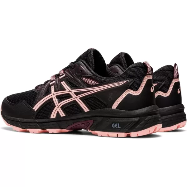 imageASICS Womens GelVenture 8 Running ShoesBlackFrosted Rose