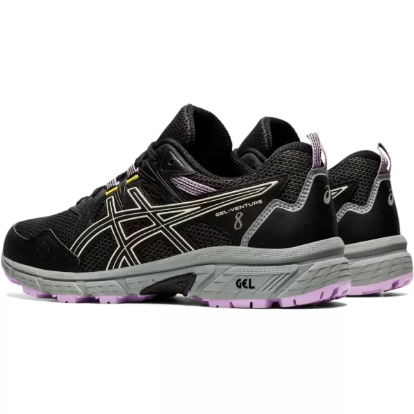 imageASICS Womens GelVenture 8 Running ShoesBlackIvory