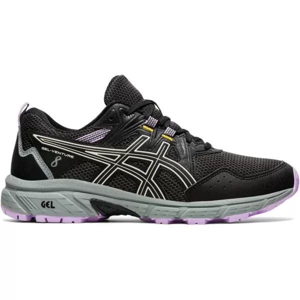 imageASICS Womens GelVenture 8 Running ShoesBlackIvory
