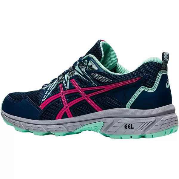 imageASICS Womens GelVenture 8 Running ShoesMako BluePink Glow