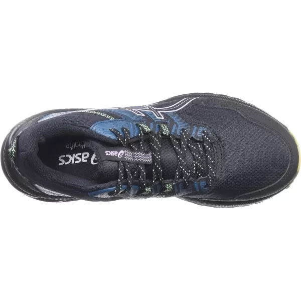 imageASICS Womens GelVenture 9 Mid Top Running ShoesBlackDigital Violet