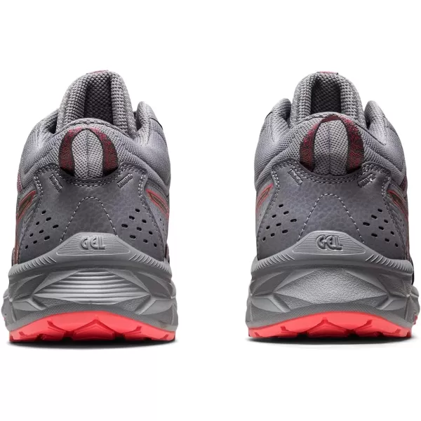 imageASICS Womens GelVenture 9 Mid Top Running ShoesSheet RockPapaya