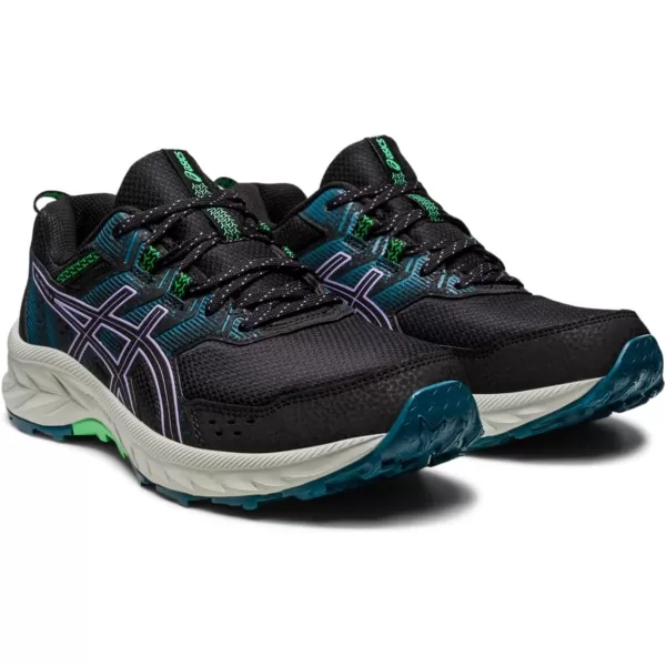 imageASICS Womens GelVenture 9 Running ShoesBlackDigital Violet