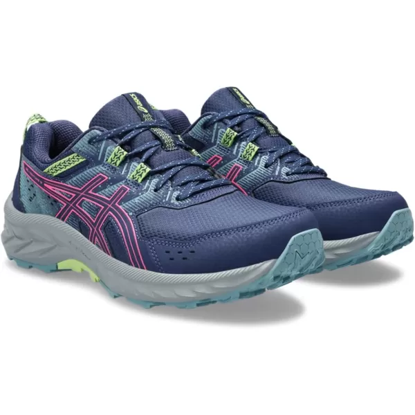 imageASICS Womens GelVenture 9 Running ShoesDeep OceanHot Pink
