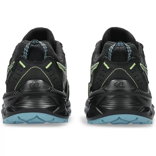 imageASICS Womens GelVenture 9 Waterproof Running ShoesBlackLime Green
